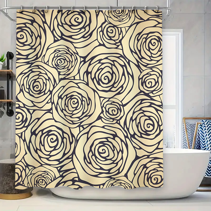 Home Bathroom Remodel - Rustic Vintage Bathroom DecorFloral Print Shower