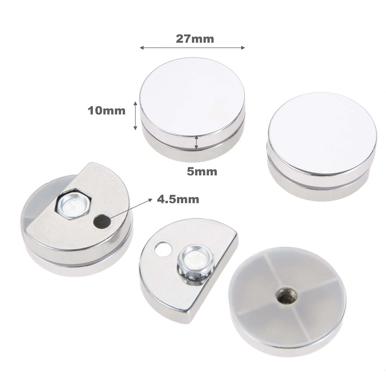 Home Hardware Bathroom Mirrors - 4 27Mm Vòng Kẹp Kính Gương