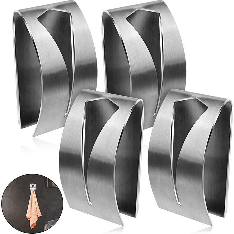 Towel Bar Stainless - 1PC Self Adhesive Towel Hook Holder