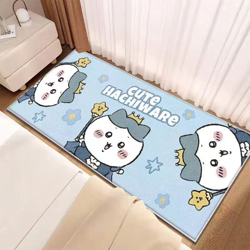 Home Goods Bathroom Accessories - Plush Bedside Carpet Cartoon Usagi Hachiware