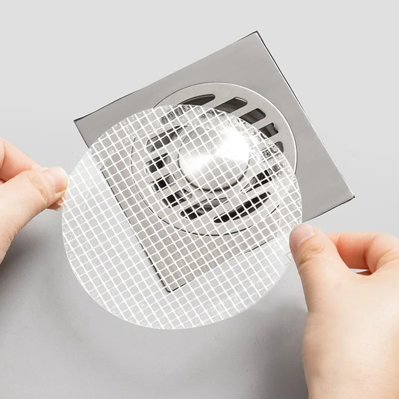 Home Bathroom Supplies - 10-30pcs Round Disposable Floor Drain Sticker