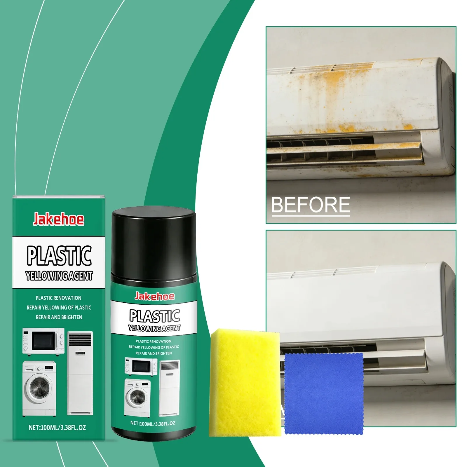 Home Bathroom Repair - Household Plastic Refurbish Agent Yellowing Removal