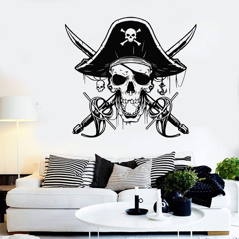 Home Bathroom Wallpaper - Hải Tặc Chiếc Sabre Đầu Lâu