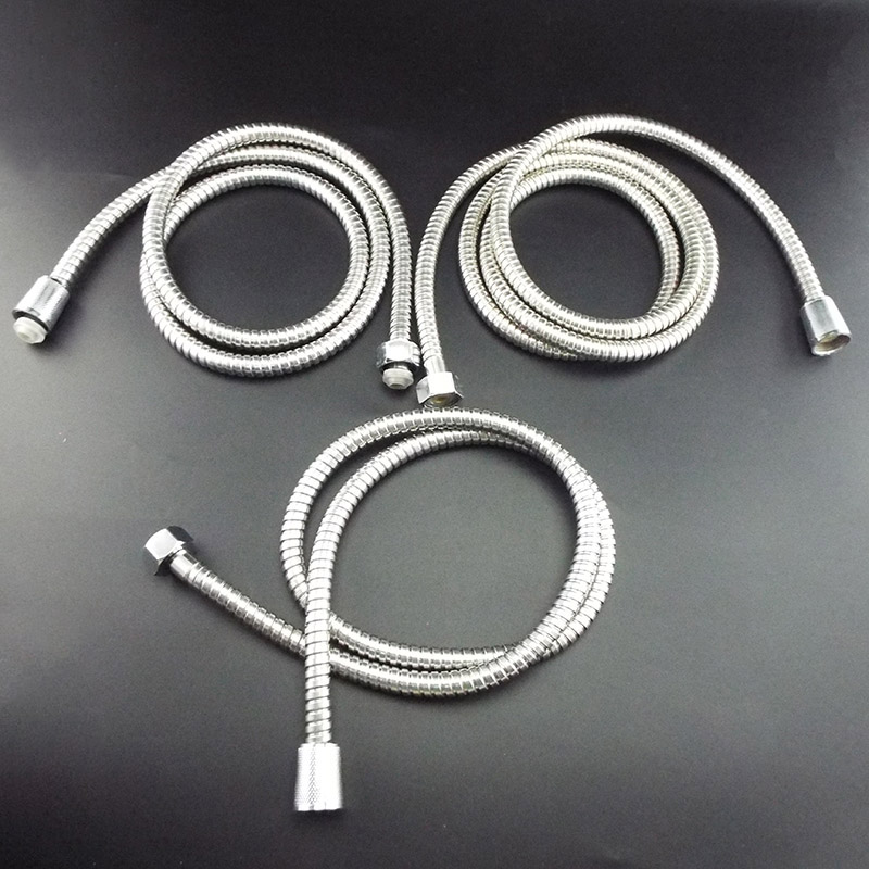 Home Bathroom Plumbing - Flexible Shower Hose Tube Stainless Steel