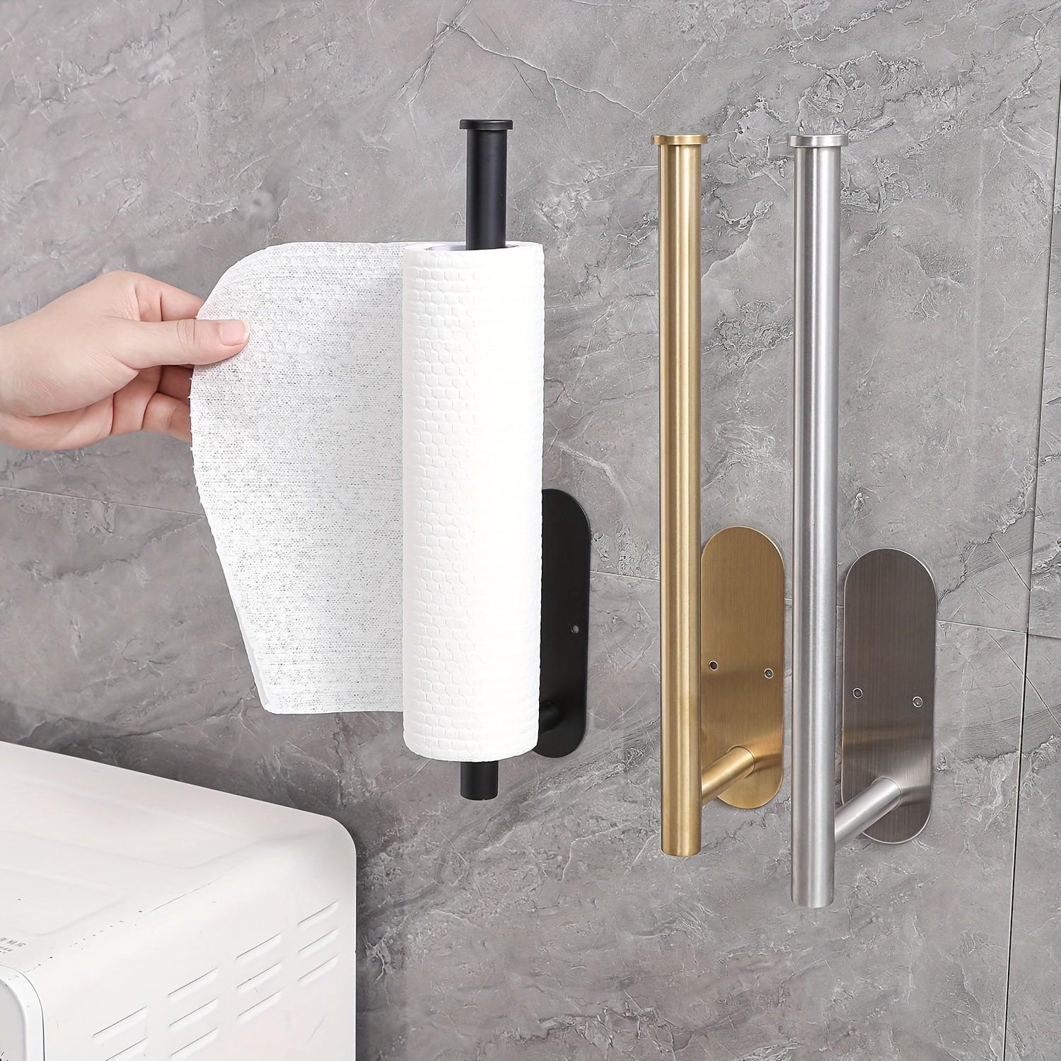 Home Bathroom Wallpaper - Minimalist Stainless Steel Wall-Mounted Towel Bar