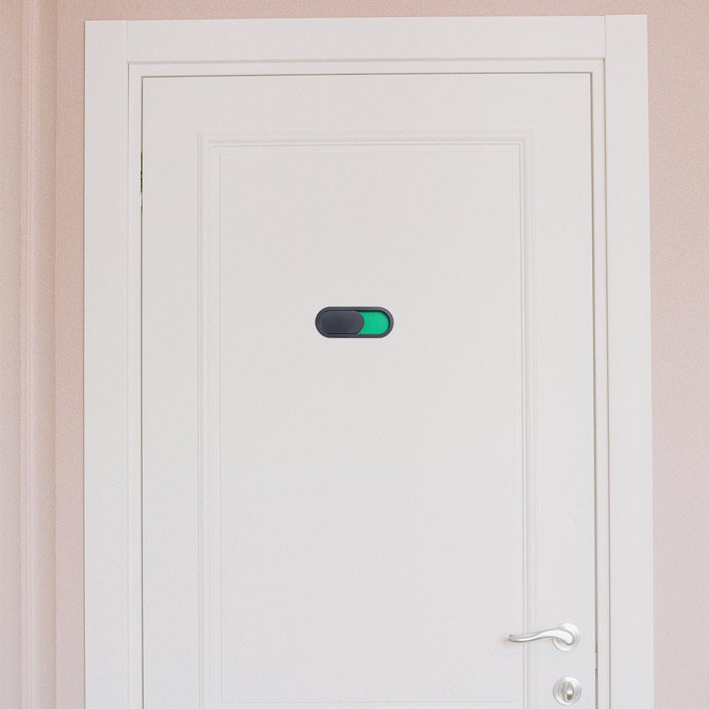 Home Bathroom Occupied Sign - Slider Open Do Not Disturb Sign