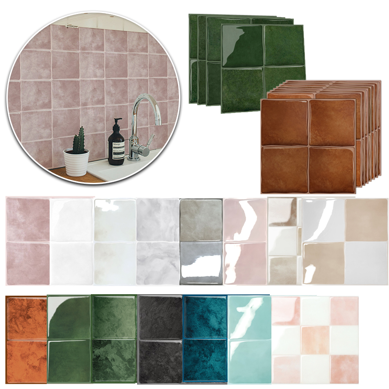 Home Bathroom Wallpaper - 5/10PCS Durable 9