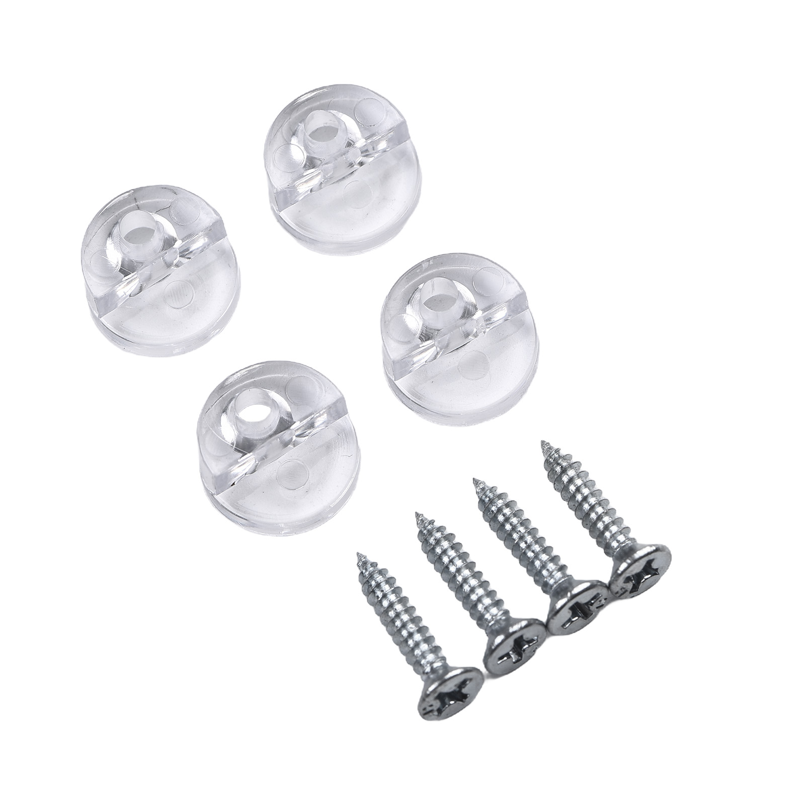 Home Hardware Bathroom Mirrors - 4PCS Mirror Fixing Clips Glass Clip
