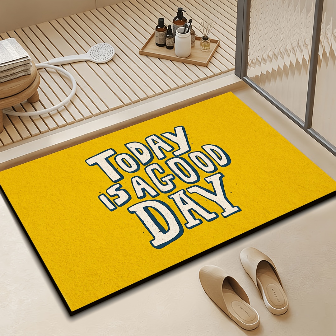 Home Goods Bathroom Rugs - Yellow 
