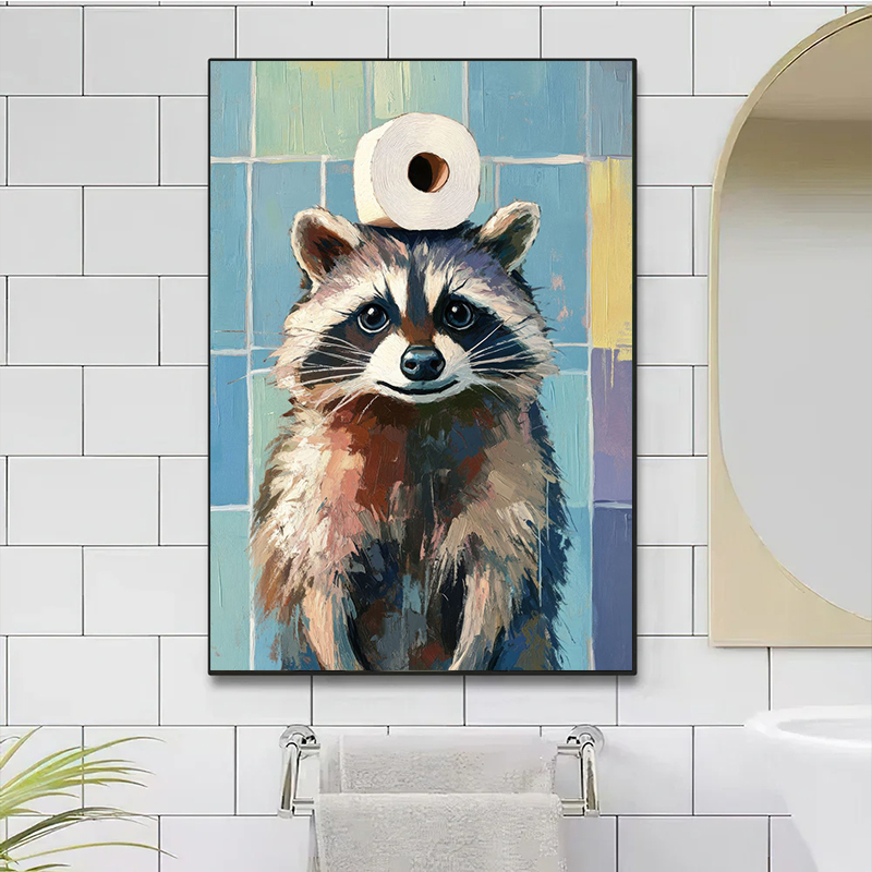 1pc frameless Toilet Paper Ani - đánh giá và giá Home Bathroom Wallpaper