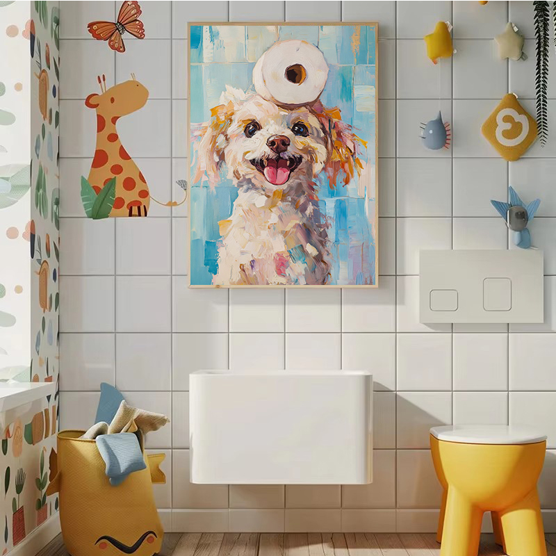 1pc frameless Toilet Paper Ani - đánh giá và giá Home Bathroom Wallpaper