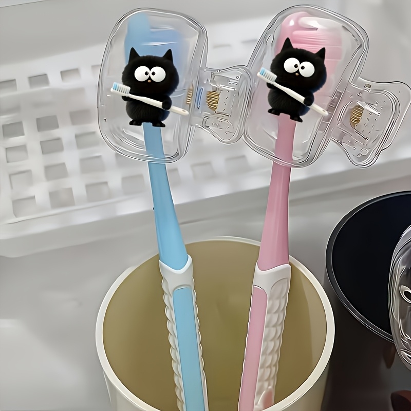 2Pcs Kitten Rose Toothbrush Co - đánh giá và giá Home Bathroom Supplies