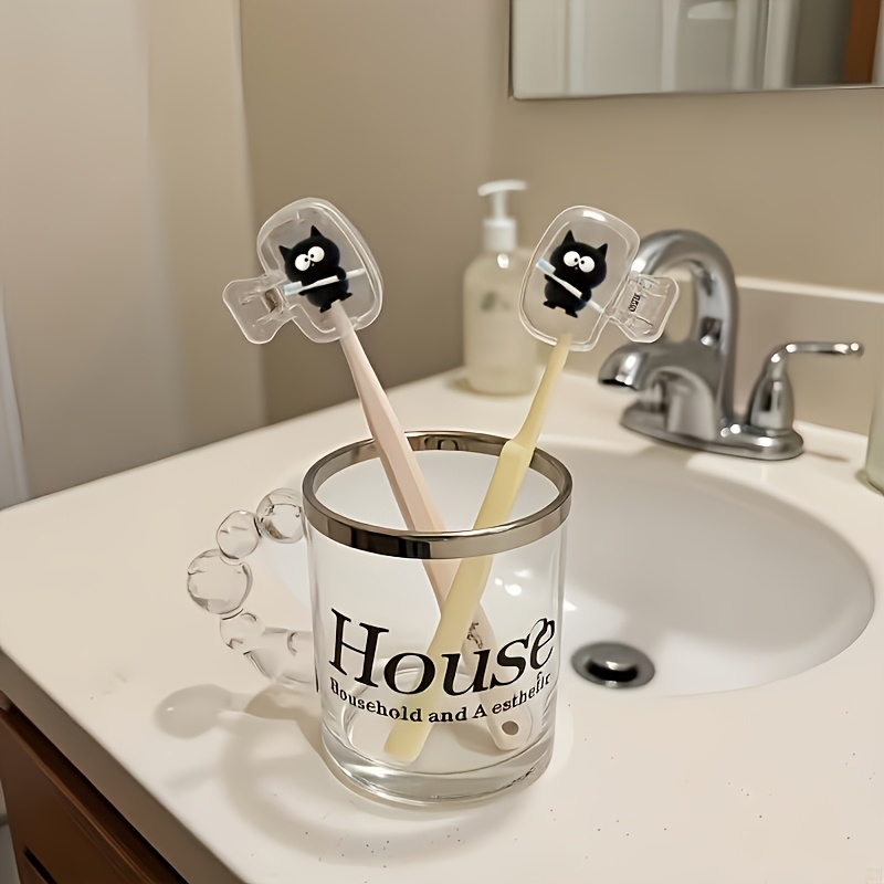 2Pcs Kitten Rose Toothbrush Co - đánh giá và giá Home Bathroom Supplies