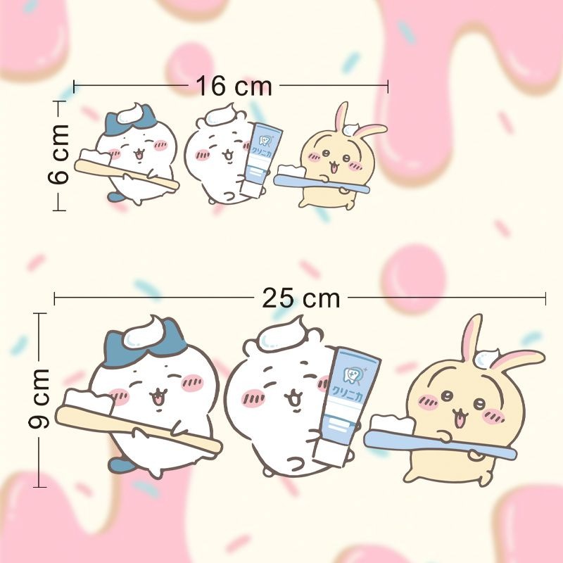 Hot Chiikawa Mirror Stickers S - đánh giá và giá Home Goods Bathroom Accessories