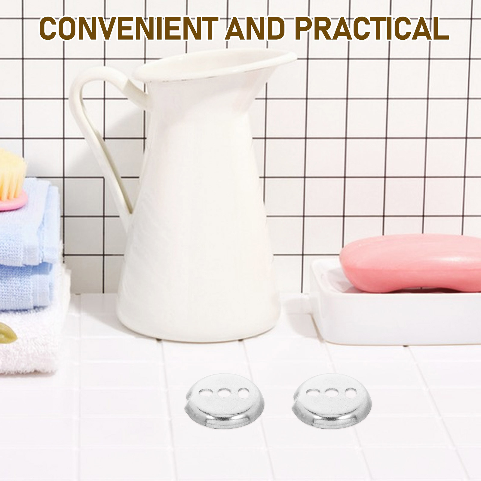 4Pcs Waterproof Towel Bar Base - đánh giá và giá Towel Bar Stainless