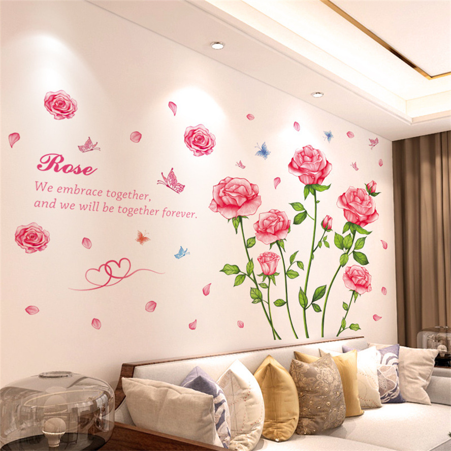 3D Butterfly Flower Colorful W - đánh giá và giá Home Bathroom Wallpaper