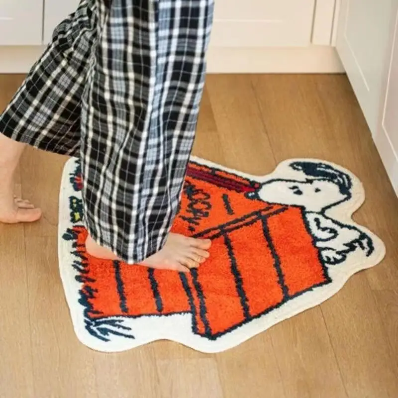 Cute Cartoon Snoopy House Shap - đánh giá và giá Home Goods Bathroom Rugs