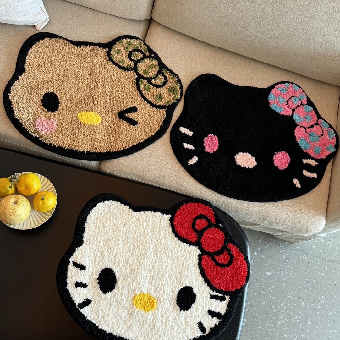 Kawaii hello kitty korean bow  - đánh giá và giá Home Goods Bathroom Rugs