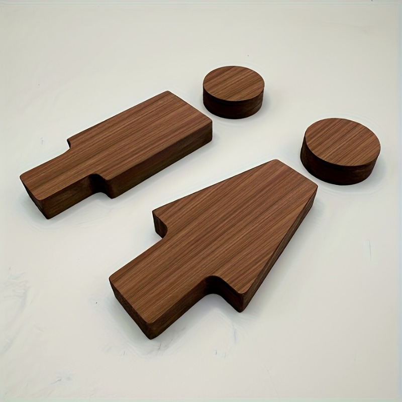 2PCS Wooden Bathroom Sign for  - đánh giá và giá Home Creation Bathroom