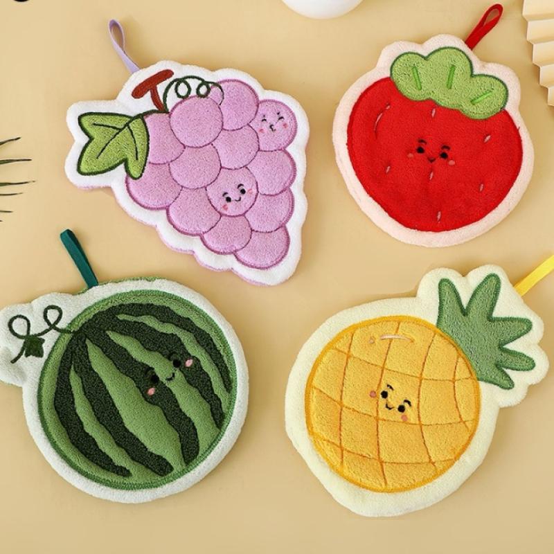 Fruit Hand Towel Kitchen Absor - đánh giá và giá Home Bathroom Supplies