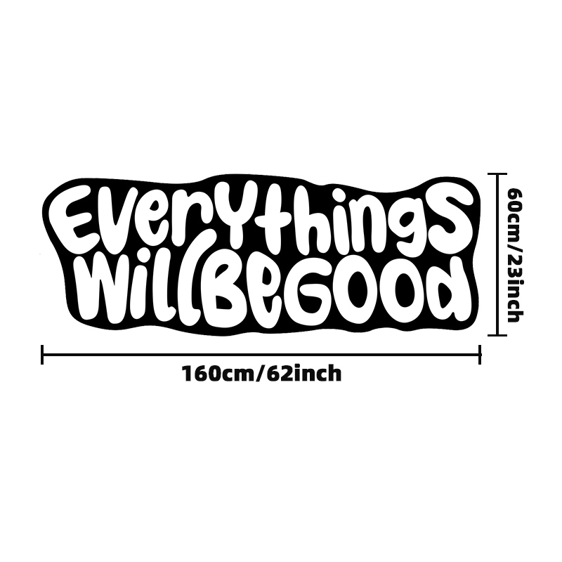 VIKAMA Everything Will Be Good - đánh giá và giá Home Goods Bathroom Rugs