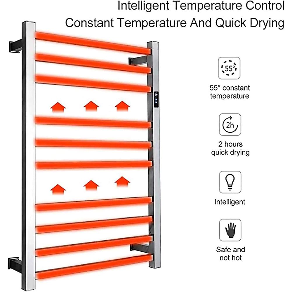 Electric Towel Warmer,with Tim - đánh giá và giá Towel Bar Stainless