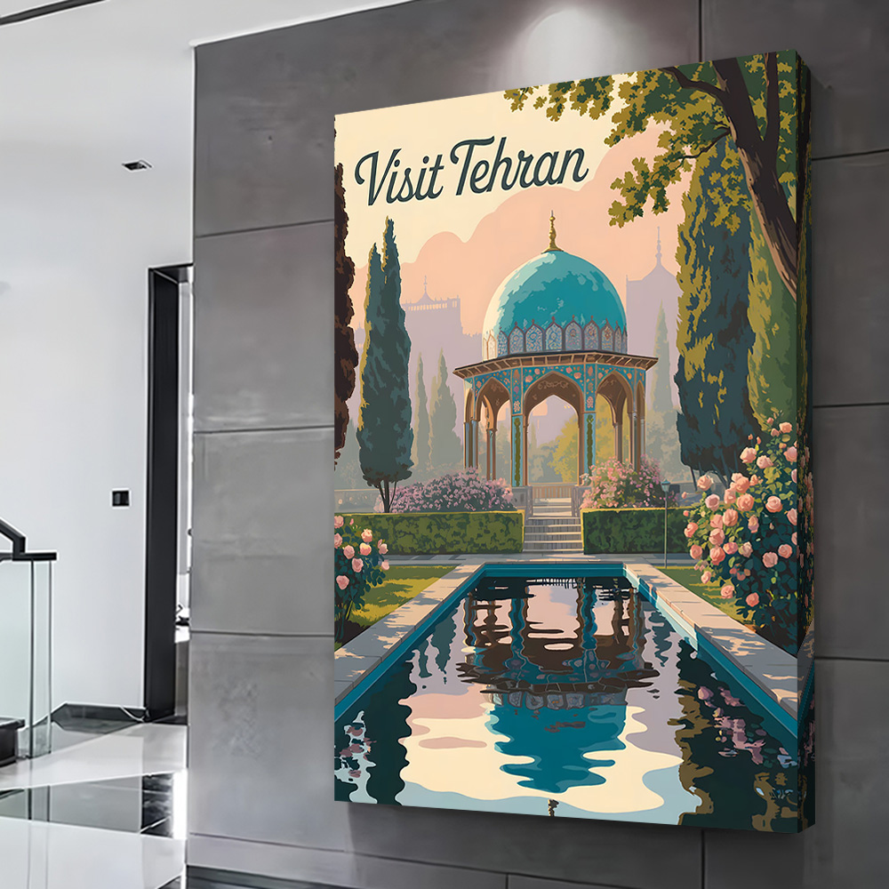 Visit Tehran Travel Poster Cus - đánh giá và giá Bathroom Home Visit
