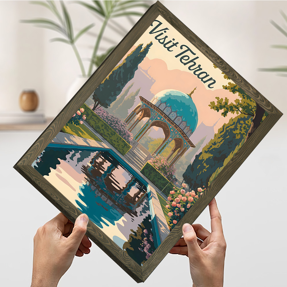 Visit Tehran Travel Poster Cus - đánh giá và giá Bathroom Home Visit