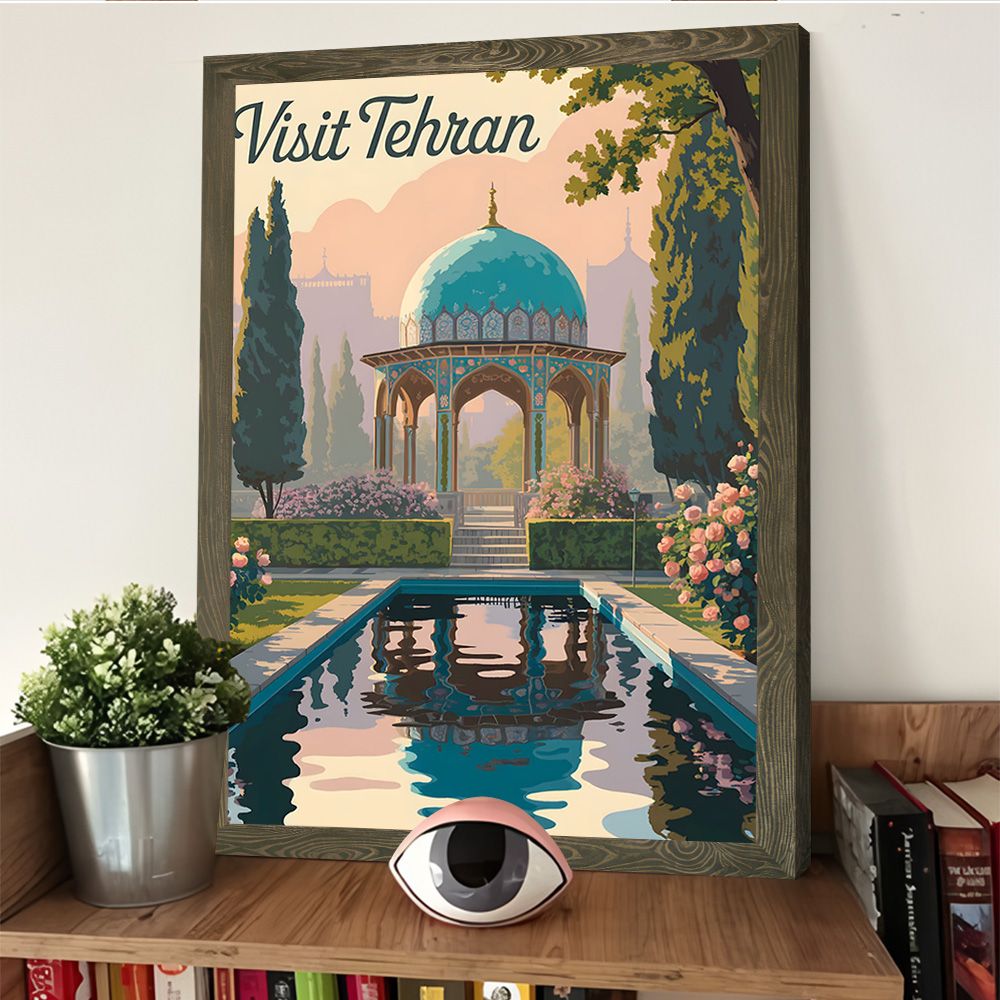 Visit Tehran Travel Poster Cus - đánh giá và giá Bathroom Home Visit