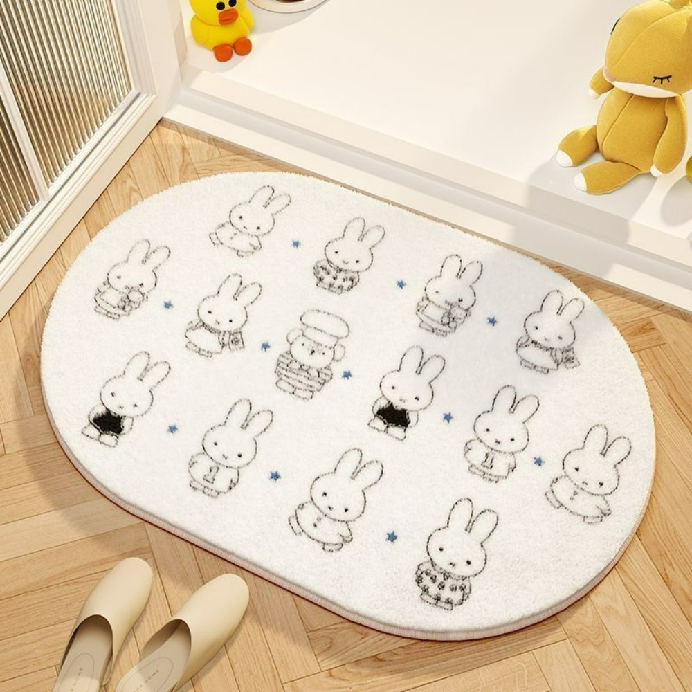 Miffy Cartoon Floor Mat Soft I - đánh giá và giá Home Goods Bathroom Accessories