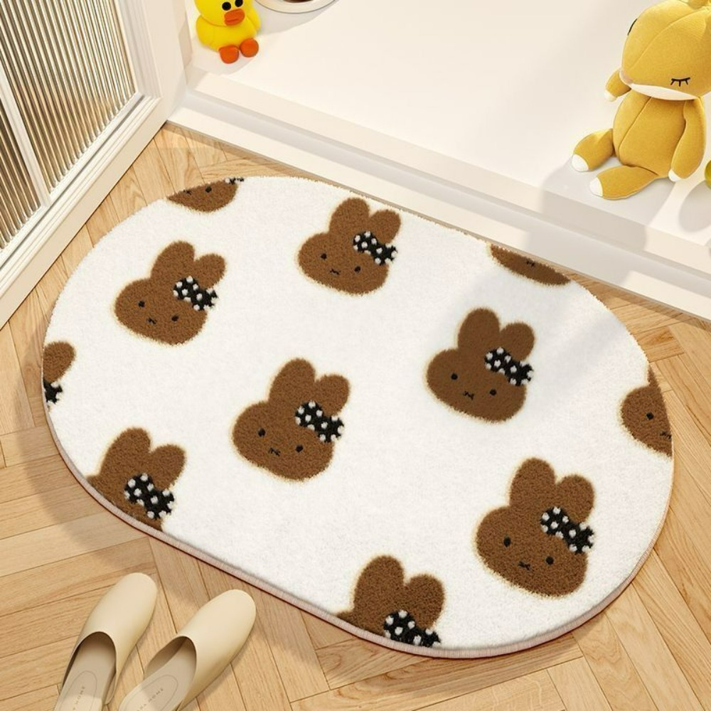 Miffy Cartoon Floor Mat Soft I - đánh giá và giá Home Goods Bathroom Accessories