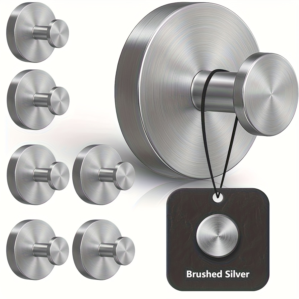 6/1PC Stainless Steel Suction  - đánh giá và giá Towel Bar Stainless