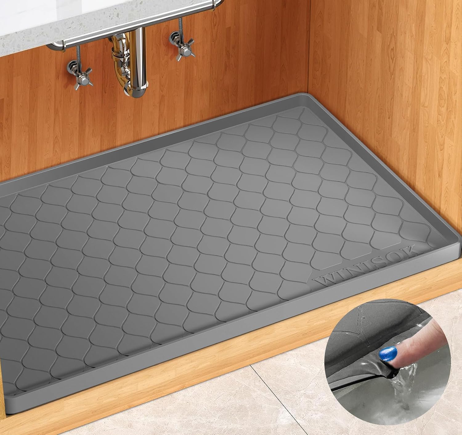 Winisok Silicone Under Sink Ma - đánh giá và giá Home Essentials Bathroom Cabinet