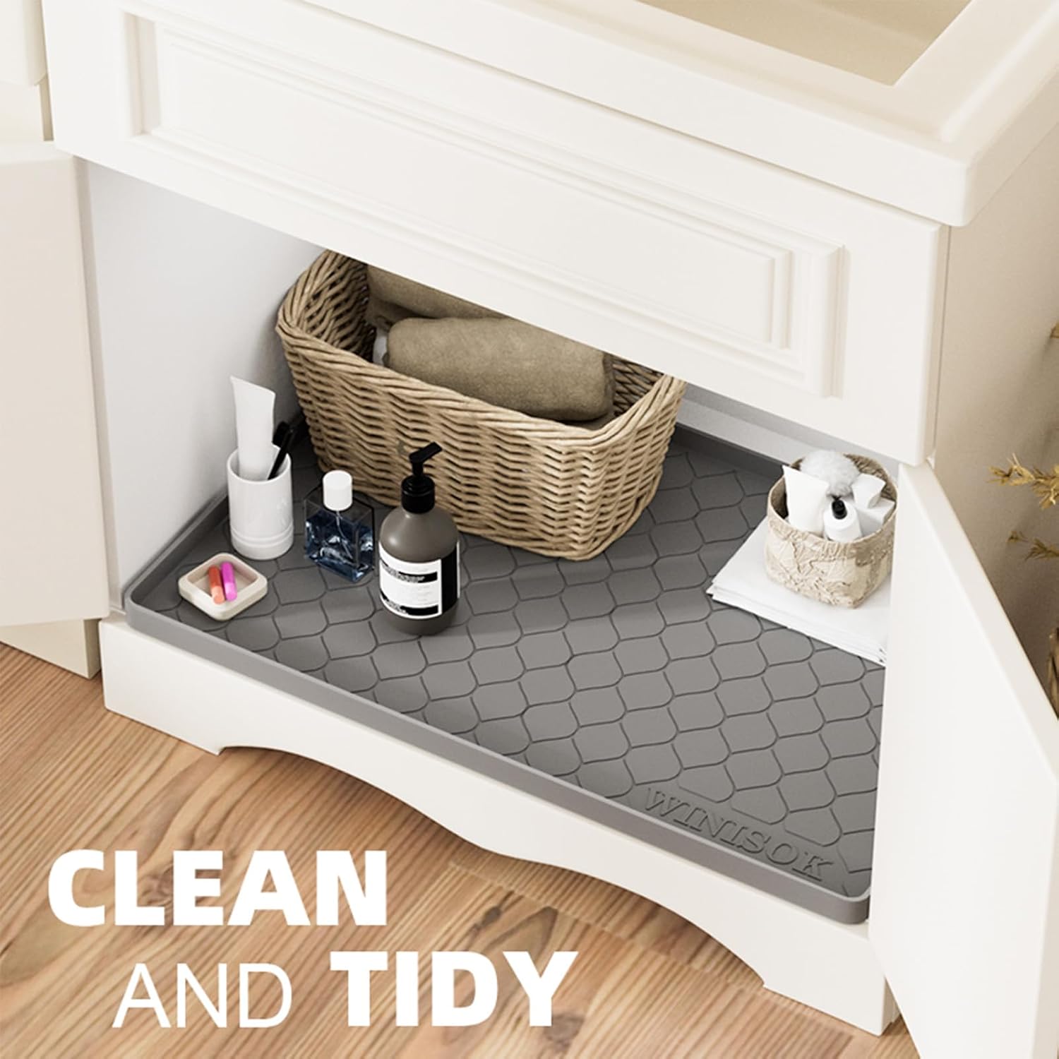 Winisok Silicone Under Sink Ma - đánh giá và giá Home Essentials Bathroom Cabinet