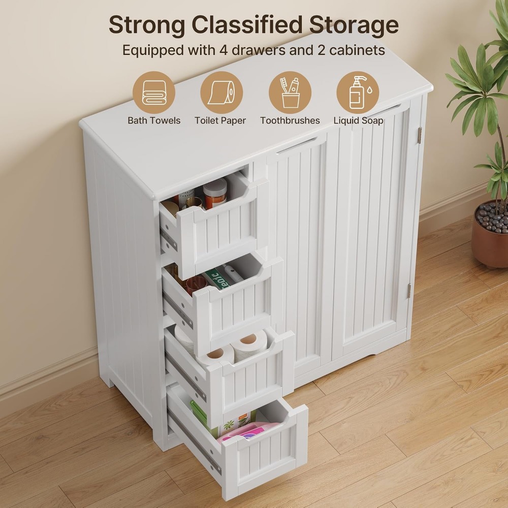Bathroom Storage Cabinet with  - đánh giá và giá Home Essentials Bathroom Cabinet