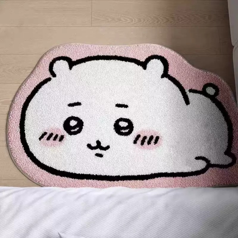 Anime Chiikawa Plush Rug Hachi - đánh giá và giá Home Goods Bathroom Rugs