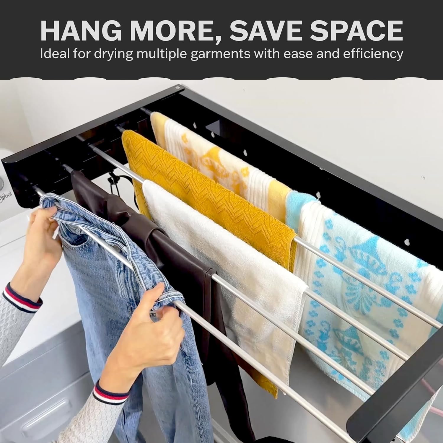 80cm Wall Mounted Laundry Dryi - đánh giá và giá Towel Bar Stainless