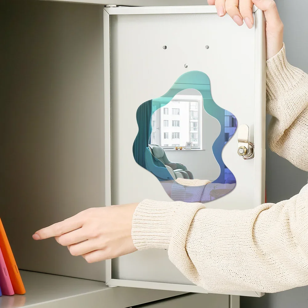 Magnetic Geometric Pattern Mir - đánh giá và giá Home Essentials Bathroom Cabinet