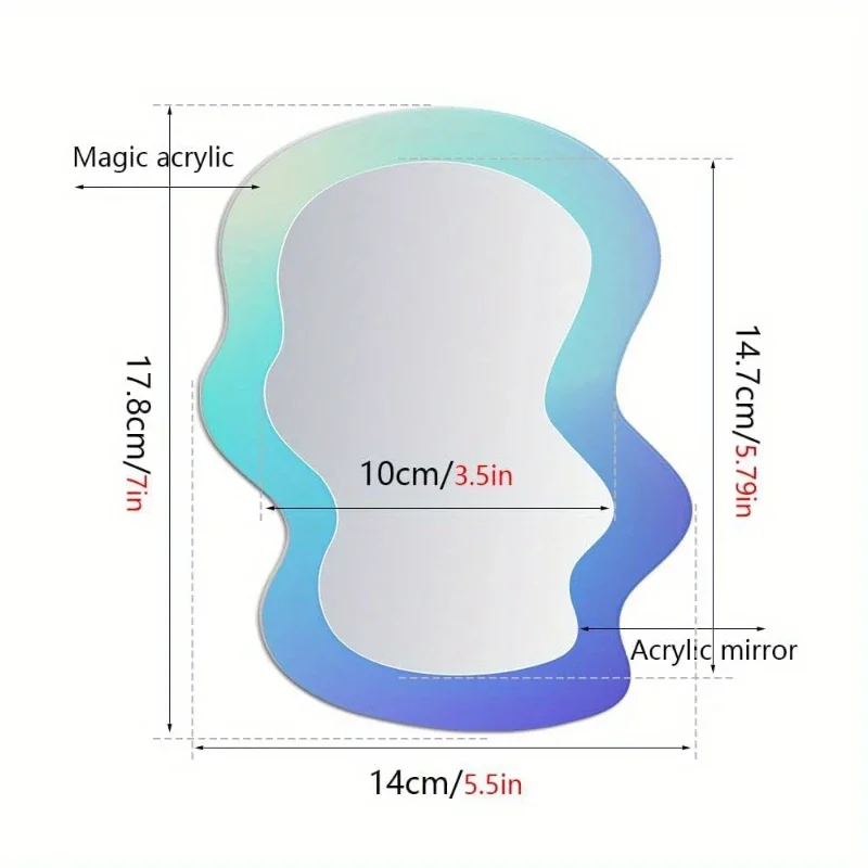 Magnetic Geometric Pattern Mir - đánh giá và giá Home Essentials Bathroom Cabinet