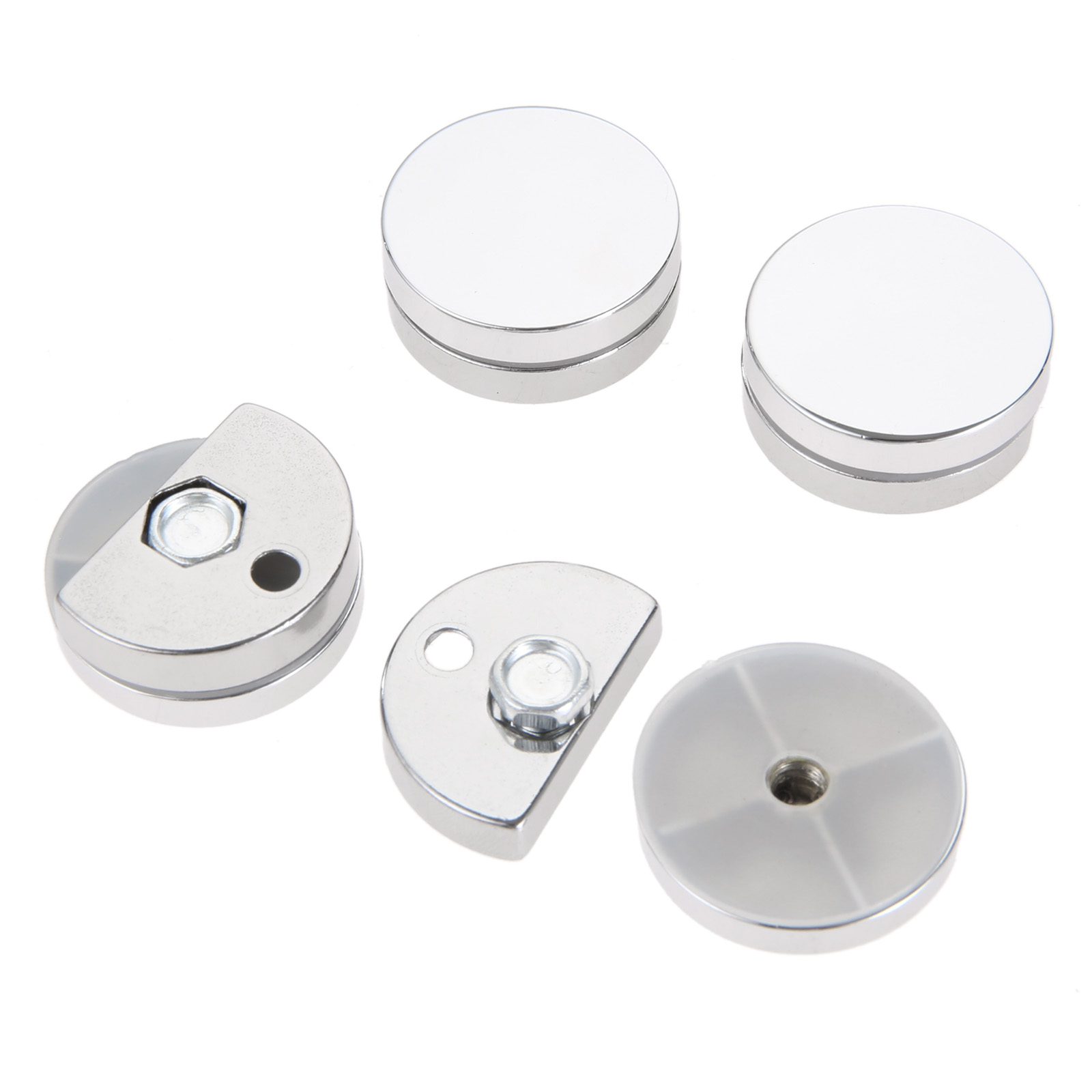 4Pcs 27mm Round Glass Clamp Mi - đánh giá và giá Home Hardware Bathroom Mirrors