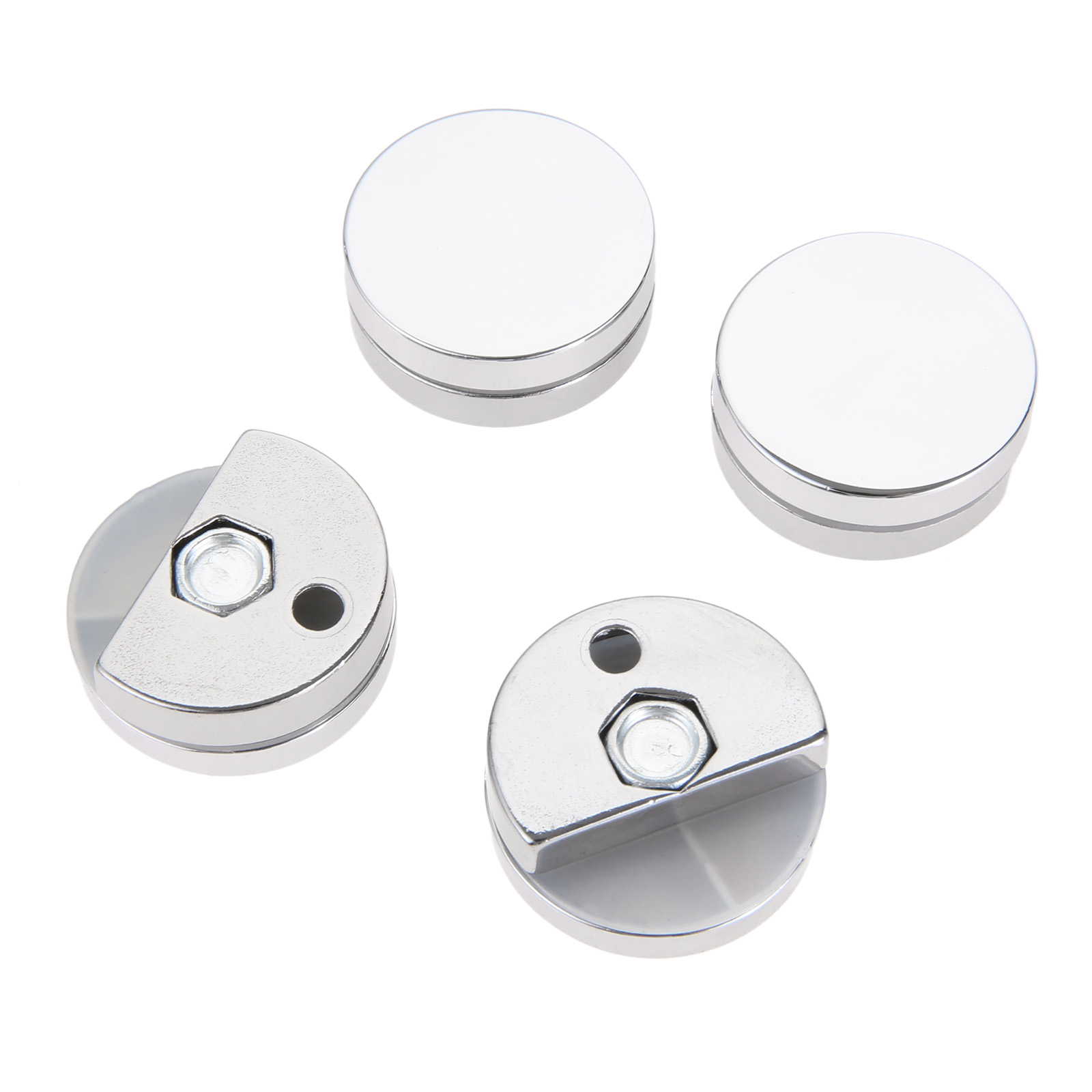 4Pcs 27mm Round Glass Clamp Mi - đánh giá và giá Home Hardware Bathroom Mirrors