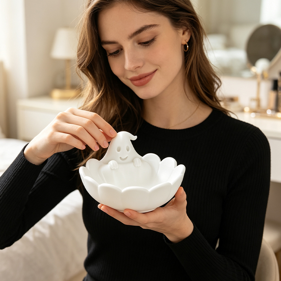 Matte White Soft-Touch Ghost-S - đánh giá và giá Home Essentials Bathroom Cabinet