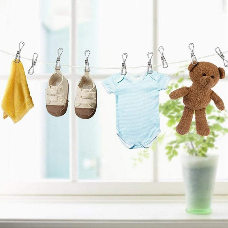 10/50PCS Stainless Steel Clips - đánh giá và giá Towel Bar Stainless