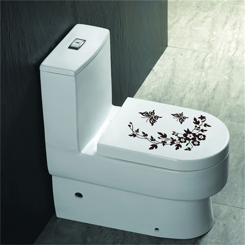 Butterfly Flower Vine Bathroom - đánh giá và giá Home Bathroom Wallpaper