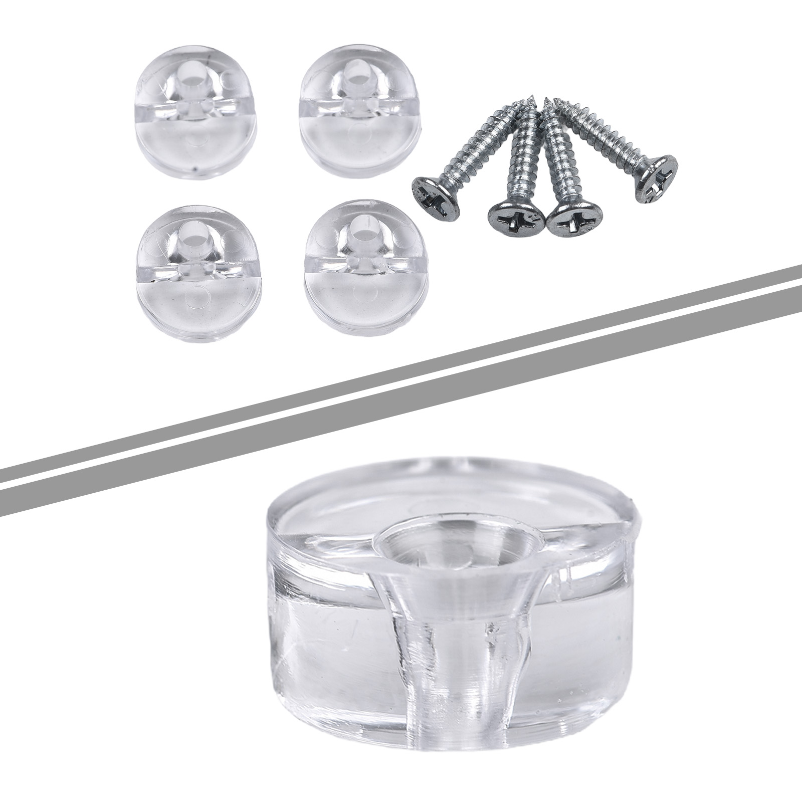 4PCS Mirror Fixing Clips Glass - đánh giá và giá Home Hardware Bathroom Mirrors