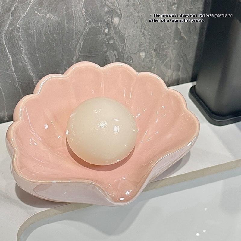 1/2Pcs Shell Shape Drain Soap  - đánh giá và giá Home Bathroom Supplies