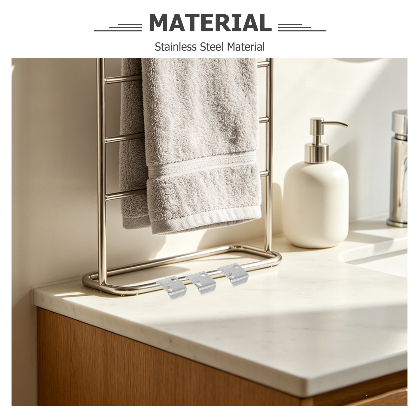 4Pcs Bathroom Towel Rack Mount - đánh giá và giá Towel Bar Stainless