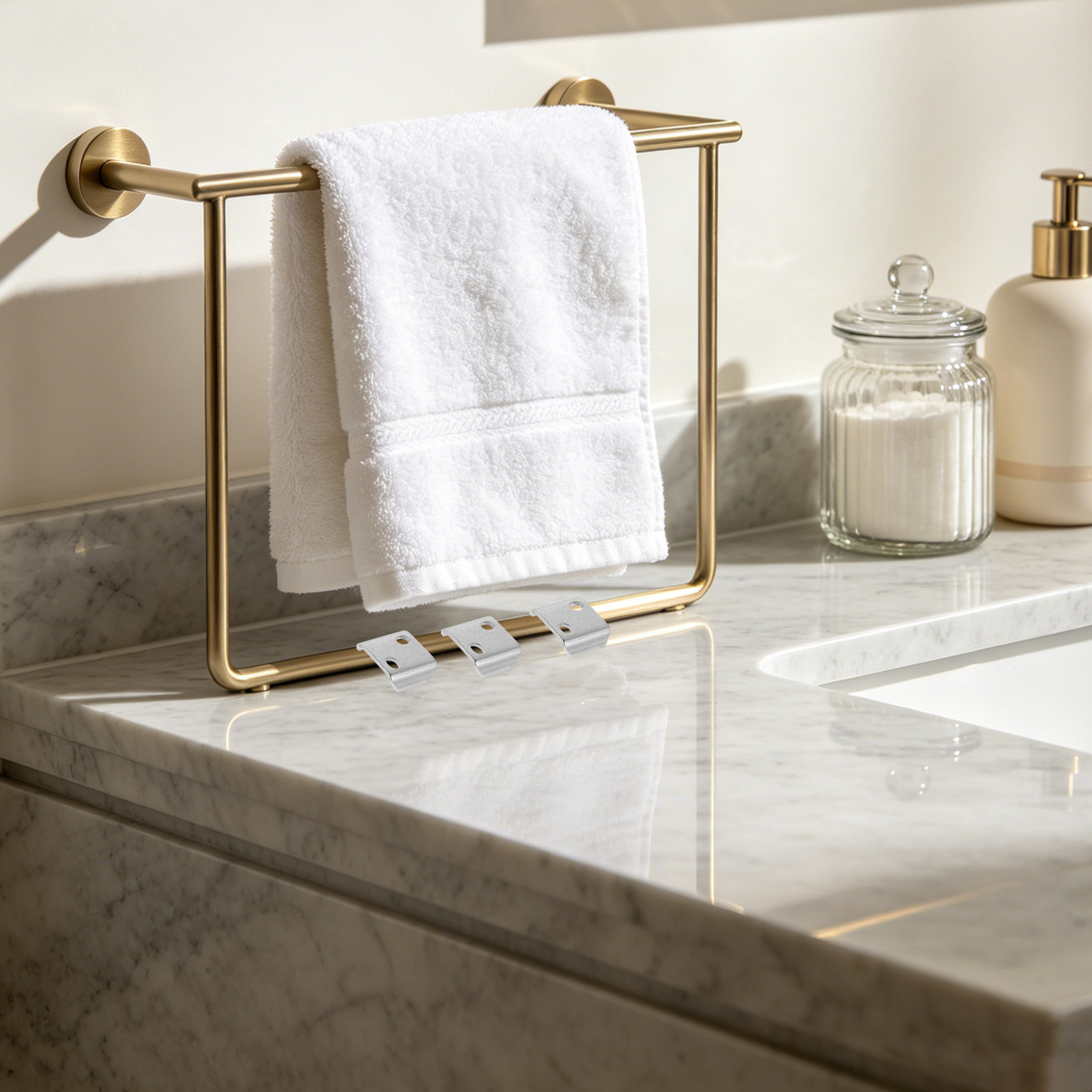 4Pcs Bathroom Towel Rack Mount - đánh giá và giá Towel Bar Stainless
