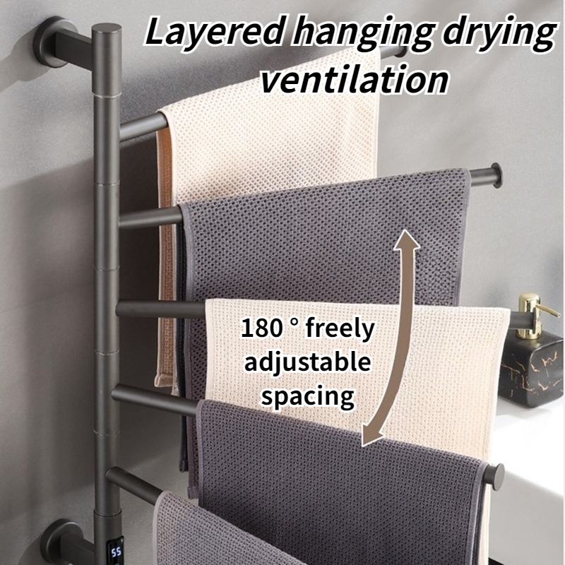 Electric Heated Towel Rail Rot - đánh giá và giá Home Bathroom Supplies