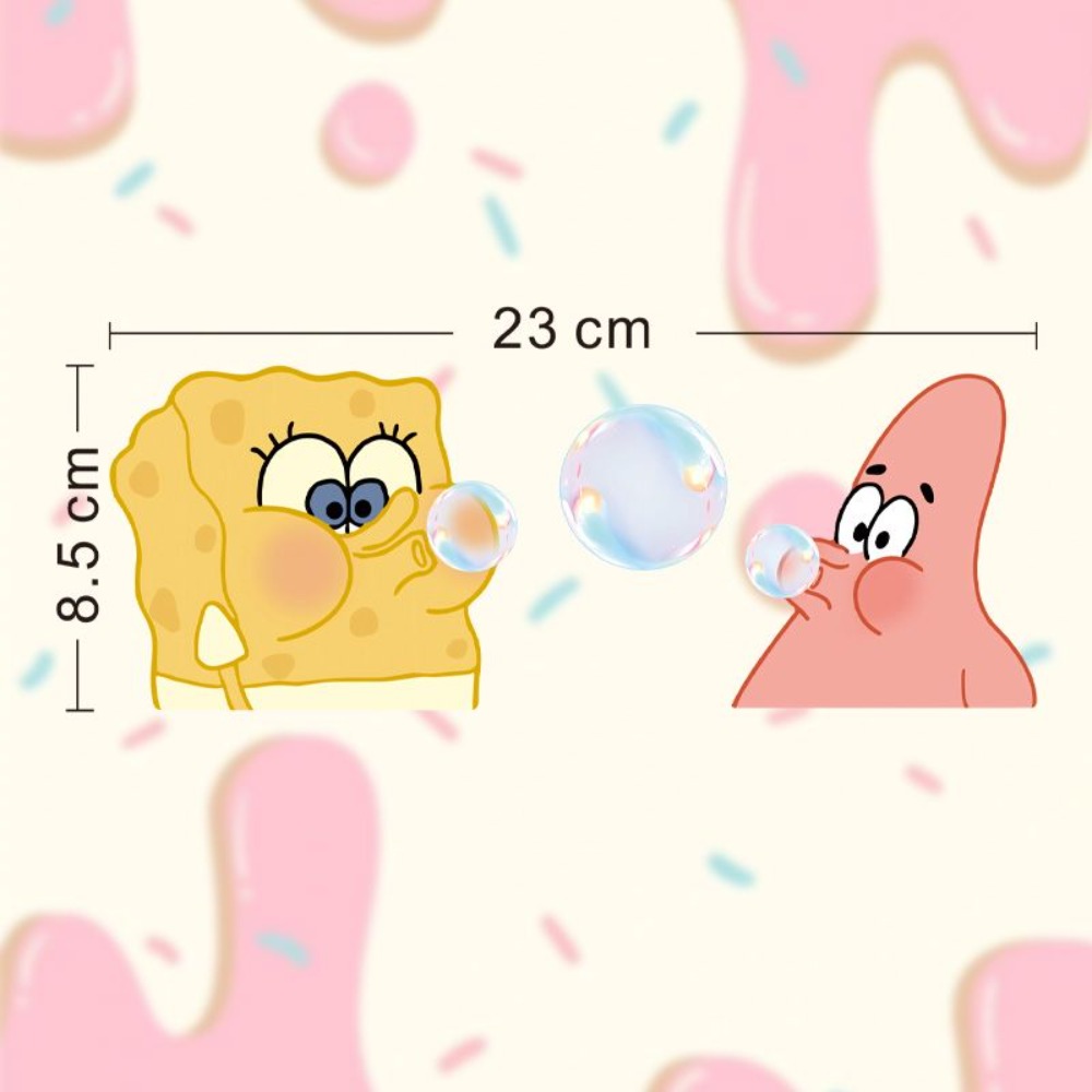 SpongeBob Bathroom Mirror Deca - đánh giá và giá Home Bathroom Supplies
